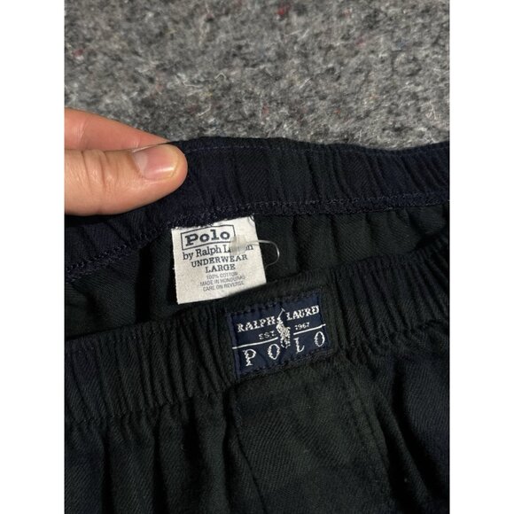 Polo Ralph Lauren Pajamas Pants Mens Large Plaid Sleepwear - Picture 4 of 7